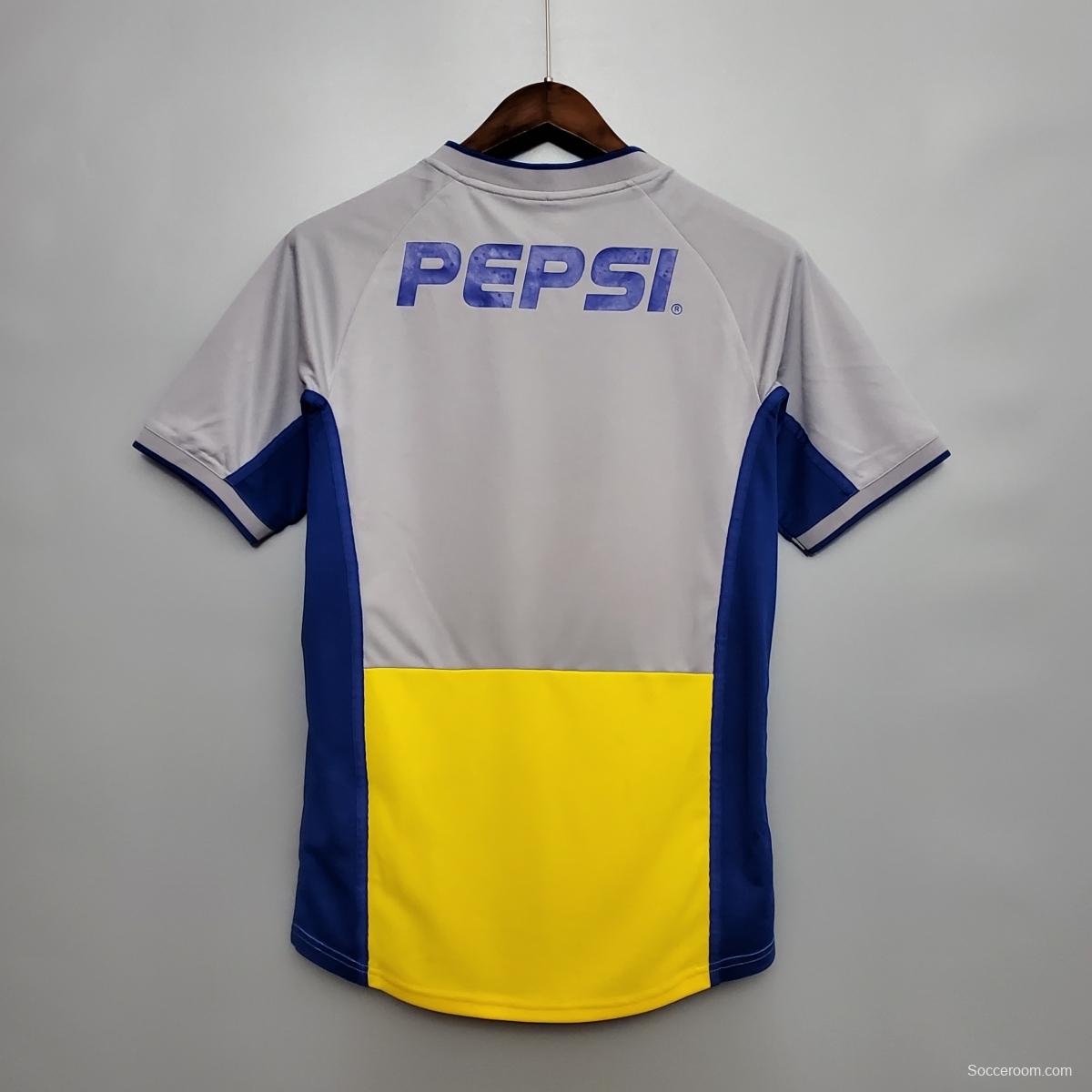 Retro Boca Juniors 2002 away Soccer Jersey