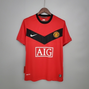 Retro 09/10 Manchester United home Soccer Jersey