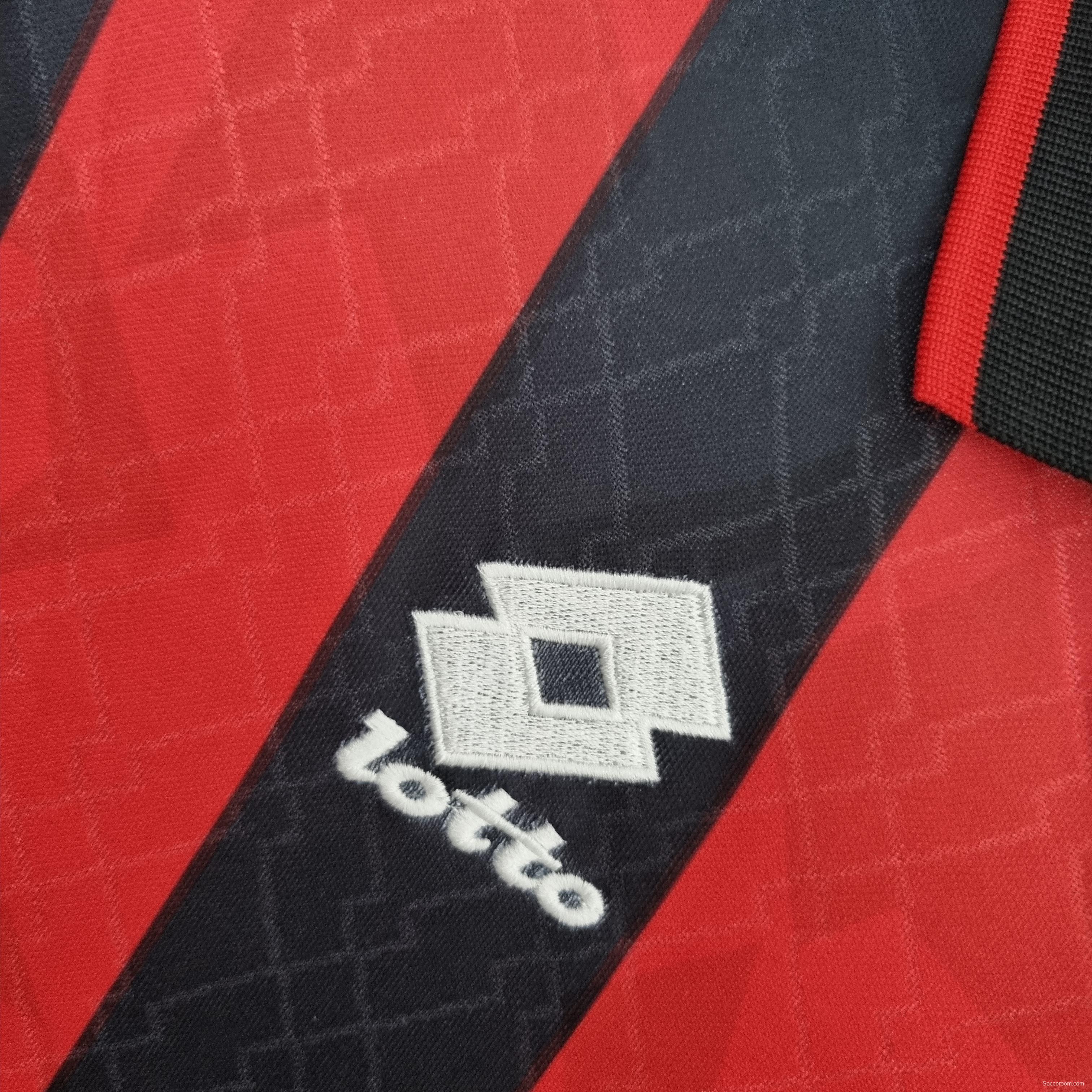 Retro 95/96 AC Milan home Soccer Jersey