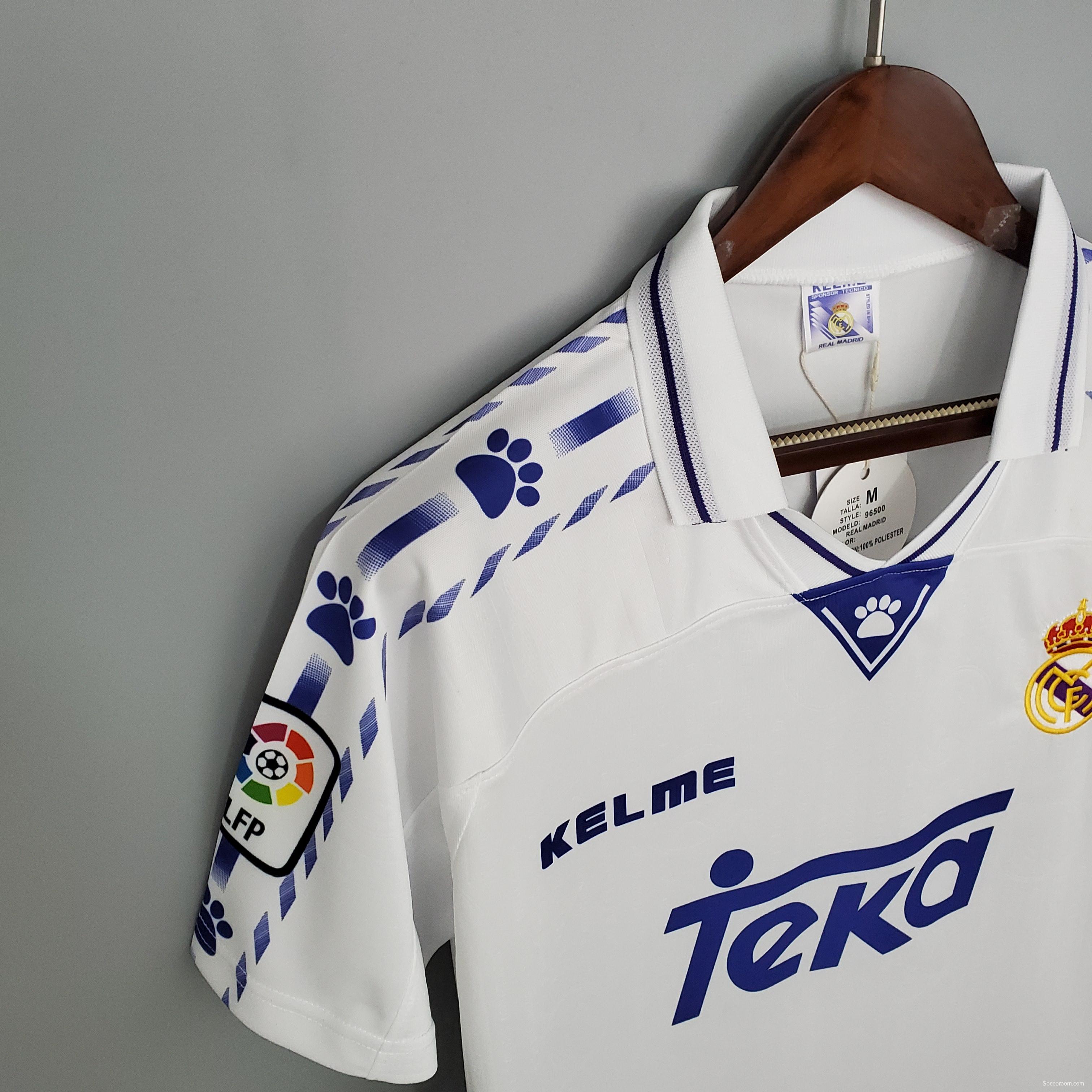 Retro Real Madrid 96/97 home Soccer Jersey