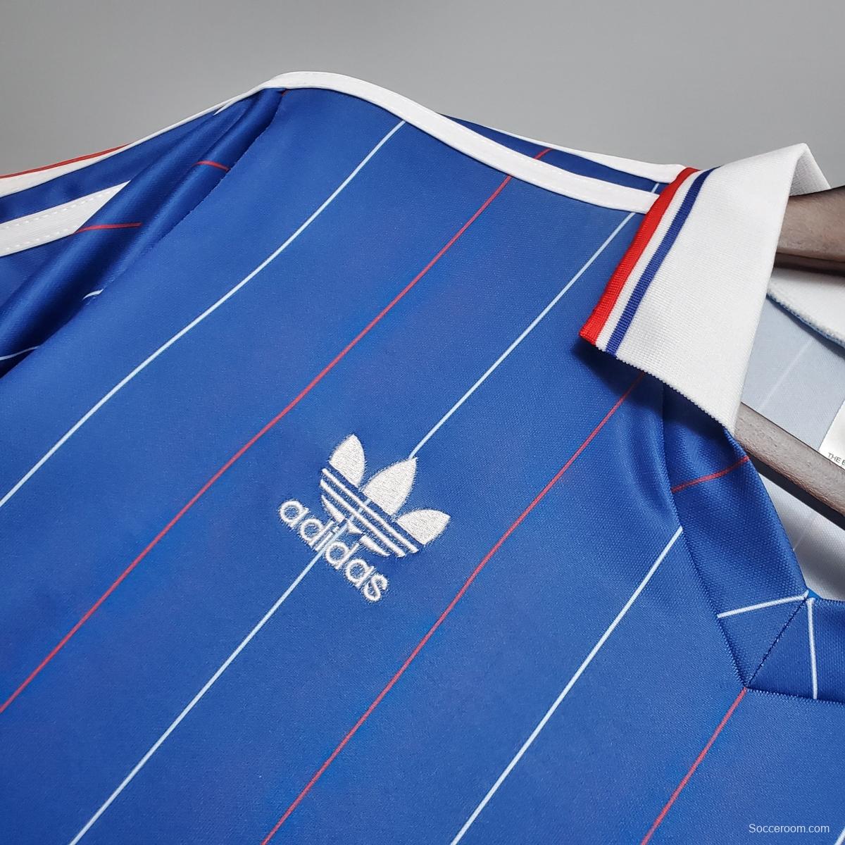 Retro France 1982 home Soccer Jersey