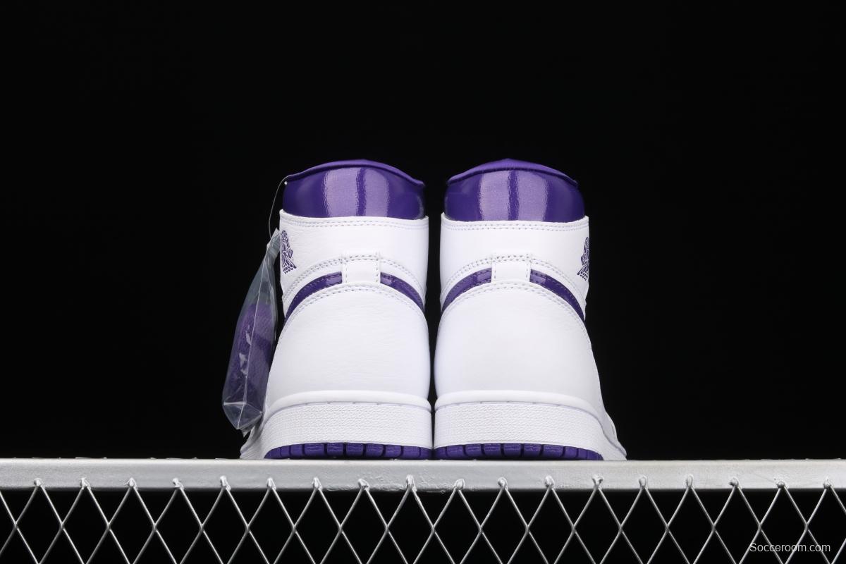 Air Jordan 1 High OG Court Purple White and Purple CD0461-151