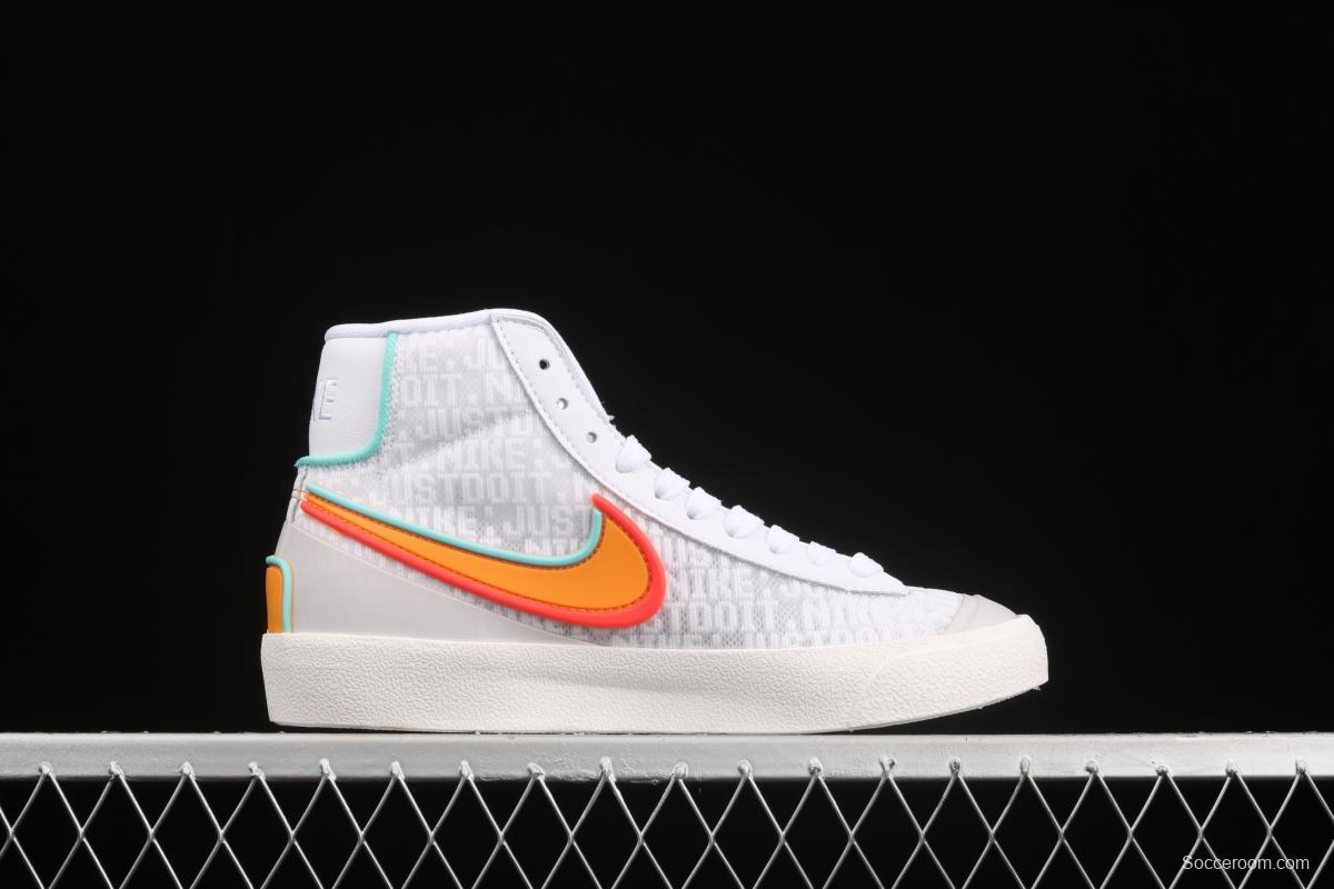 NIKE Blazer Mid'77 Vintage Have A Good Game video game pixel League of Legends Trail Blazers high-top casual board shoes DC1746-100