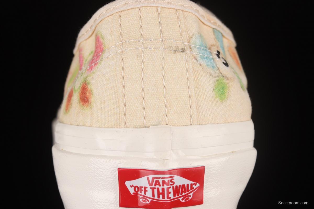 Sandy Liang x Vans Authentic 44 DX joint style young women's style fashion leisure board shoes VN000QERBLF