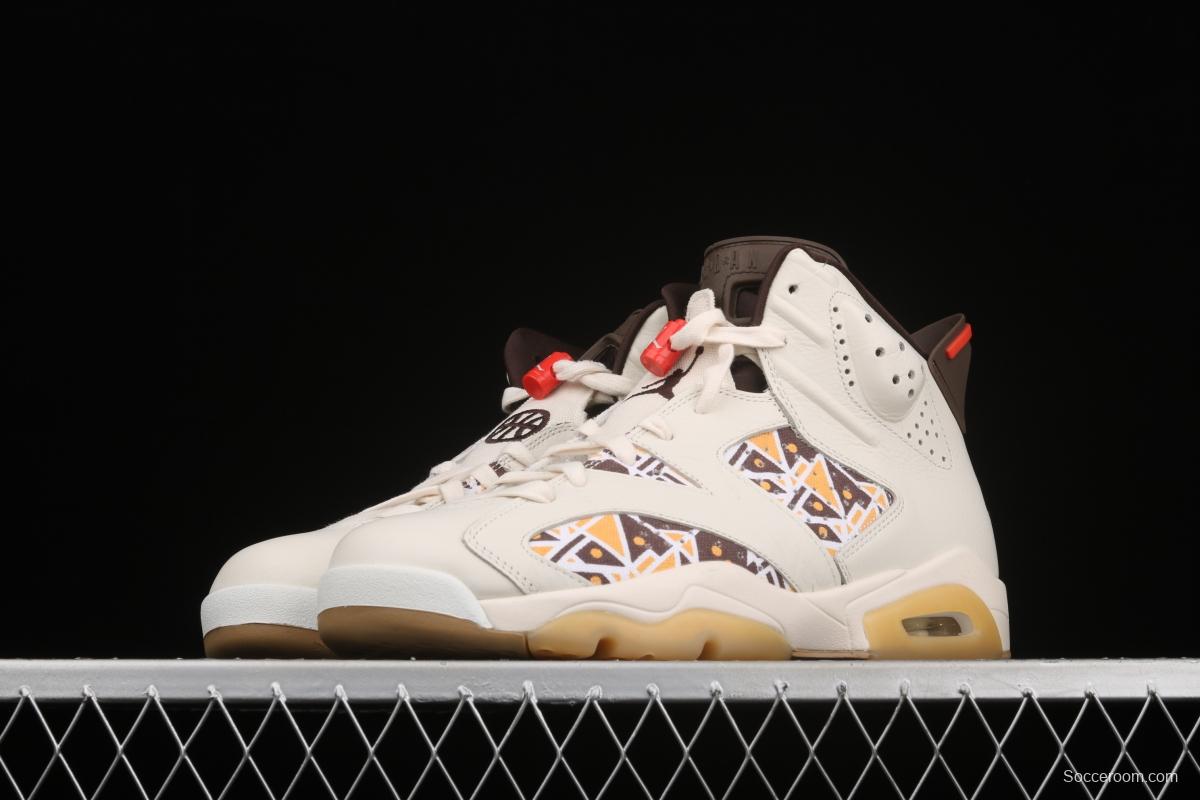 Air Jordan 6 Quai 54 Brown Street Ball CZ4152-100