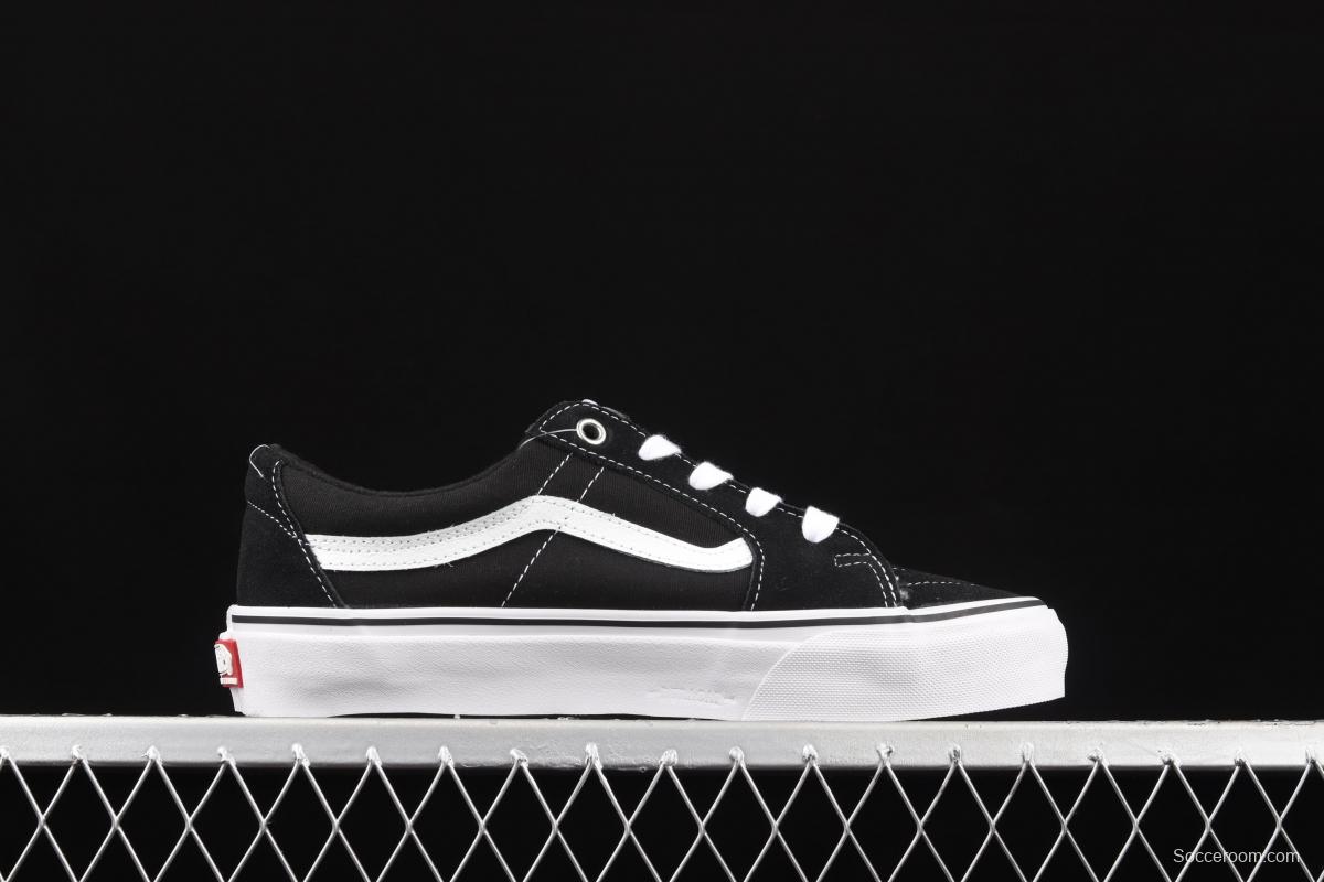 Vans Sk8-Low classic black and white low-top casual skateboard shoes VN0A5FCFY28