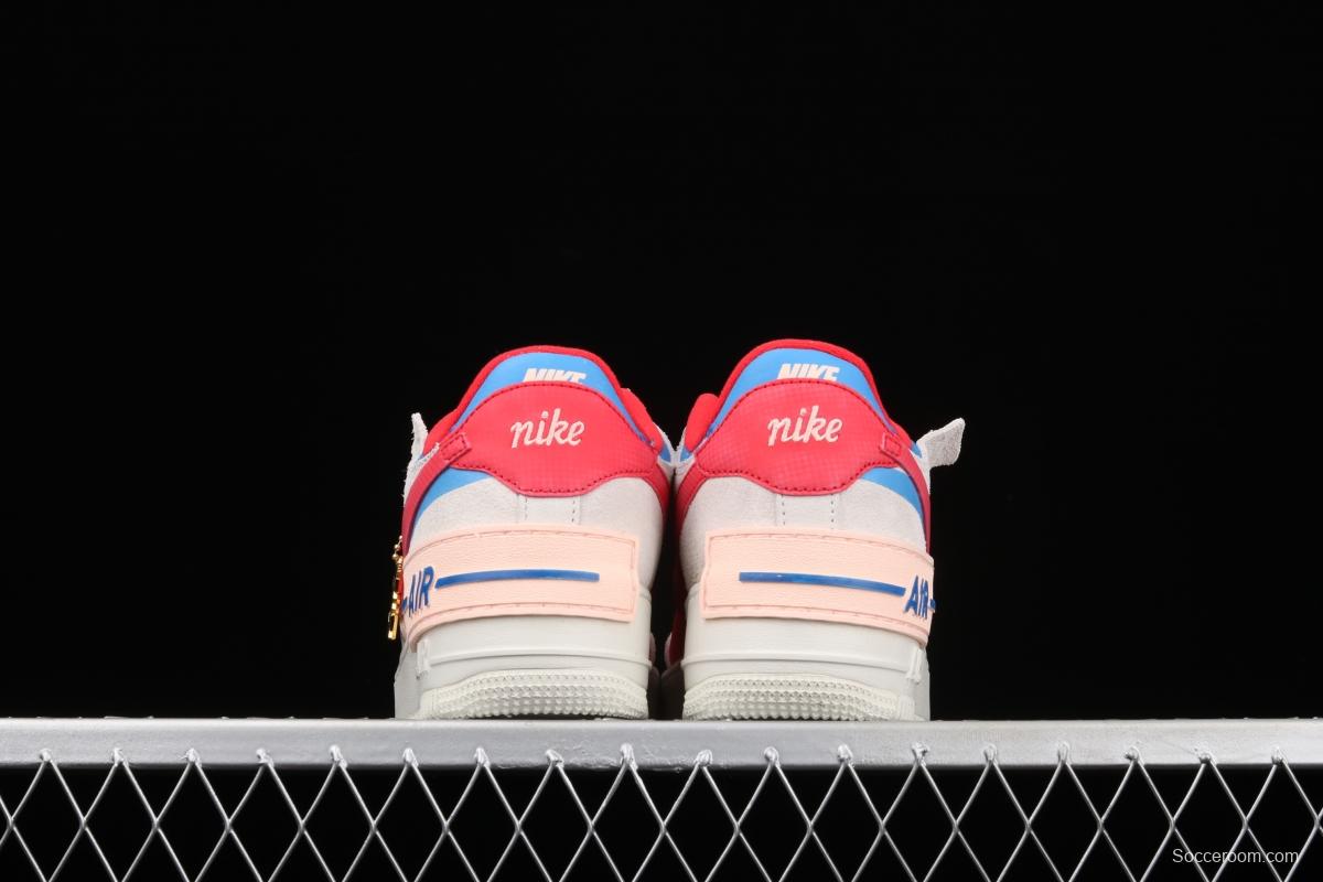 NIKE Air Force 1 ShAdidasow Rtl light weight heightened low-top board shoes CU8591-100