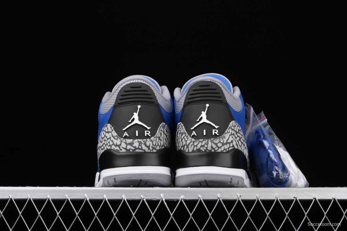 Air Jordan 3 Varsity Royal AJ3 Joe 3 head Royal Blue CT8532-400