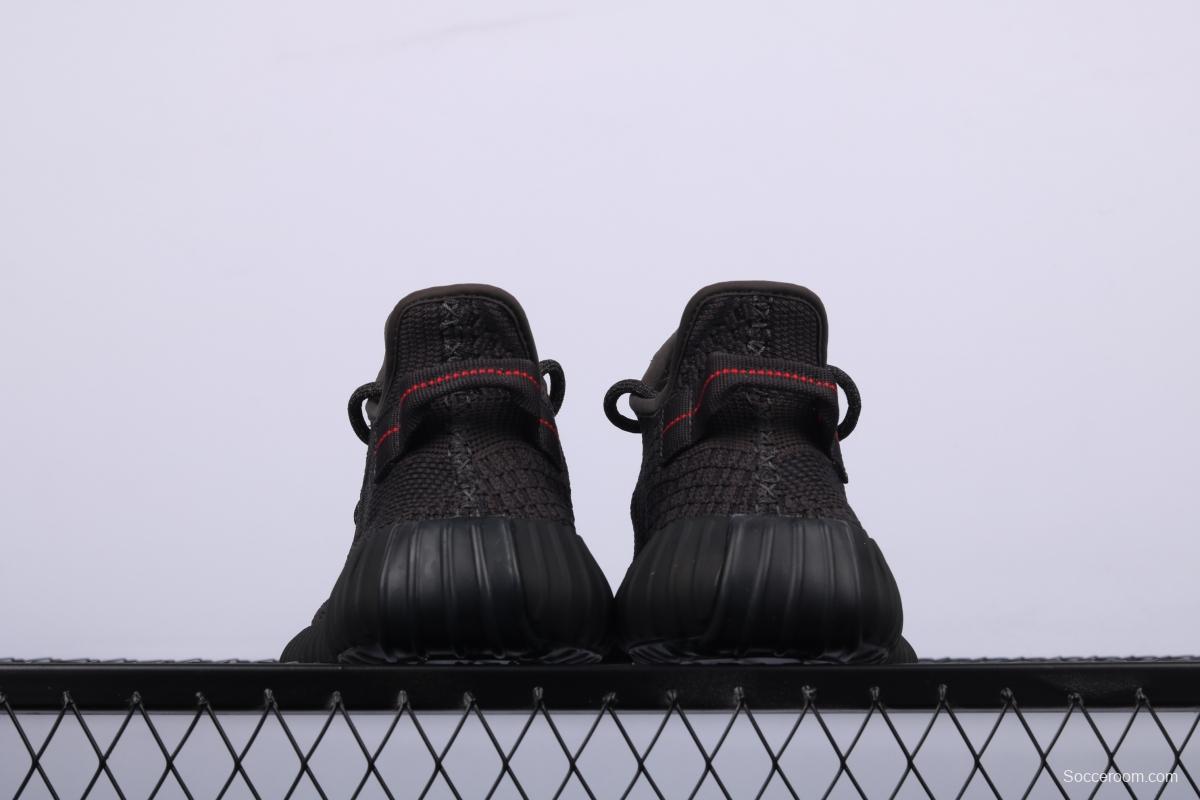 Adidas Yeezy 350 Boost V2 FU9006 Darth Coconut 350 second generation black angel hollowed-out silk color matching