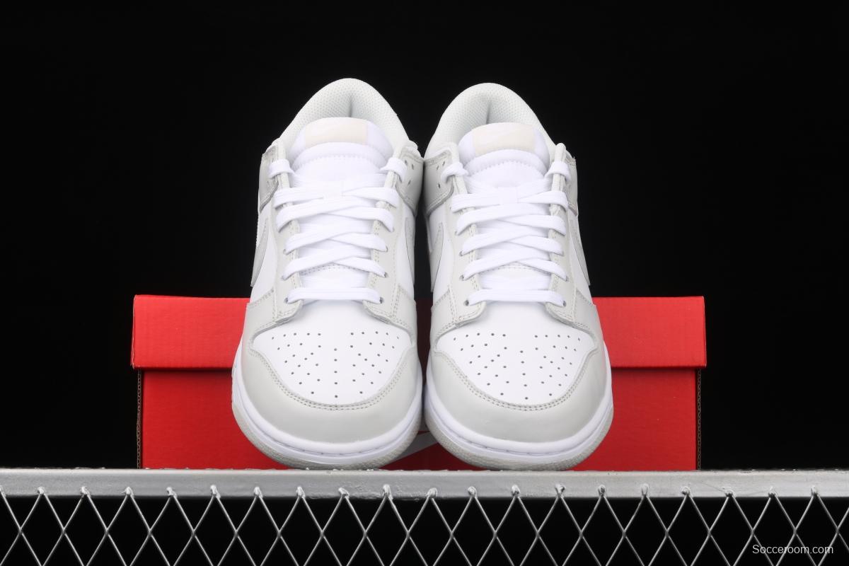 NIKE SB DUNK Low dunk series white light gray color matching low-side leisure sports skateboard shoes DD1503-103