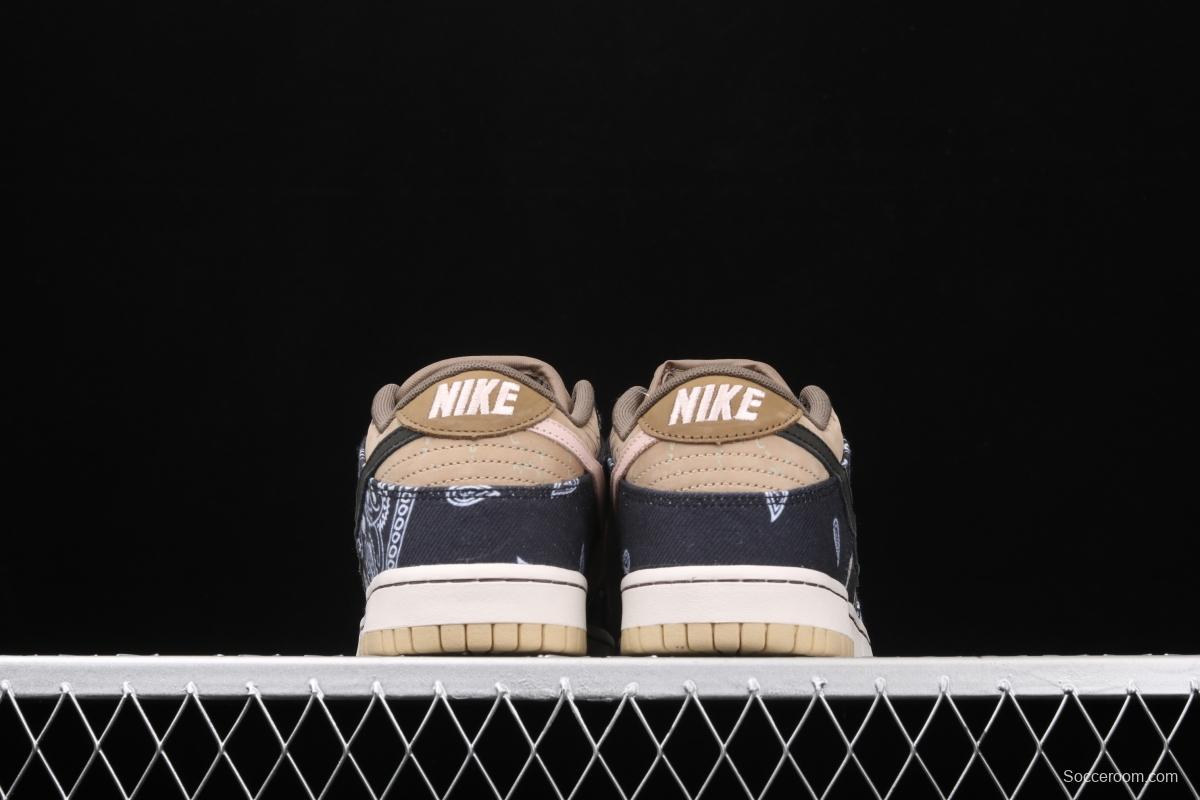 Travis Scott × SB DUNK joint name board shoes cashew fruit CT5053-001