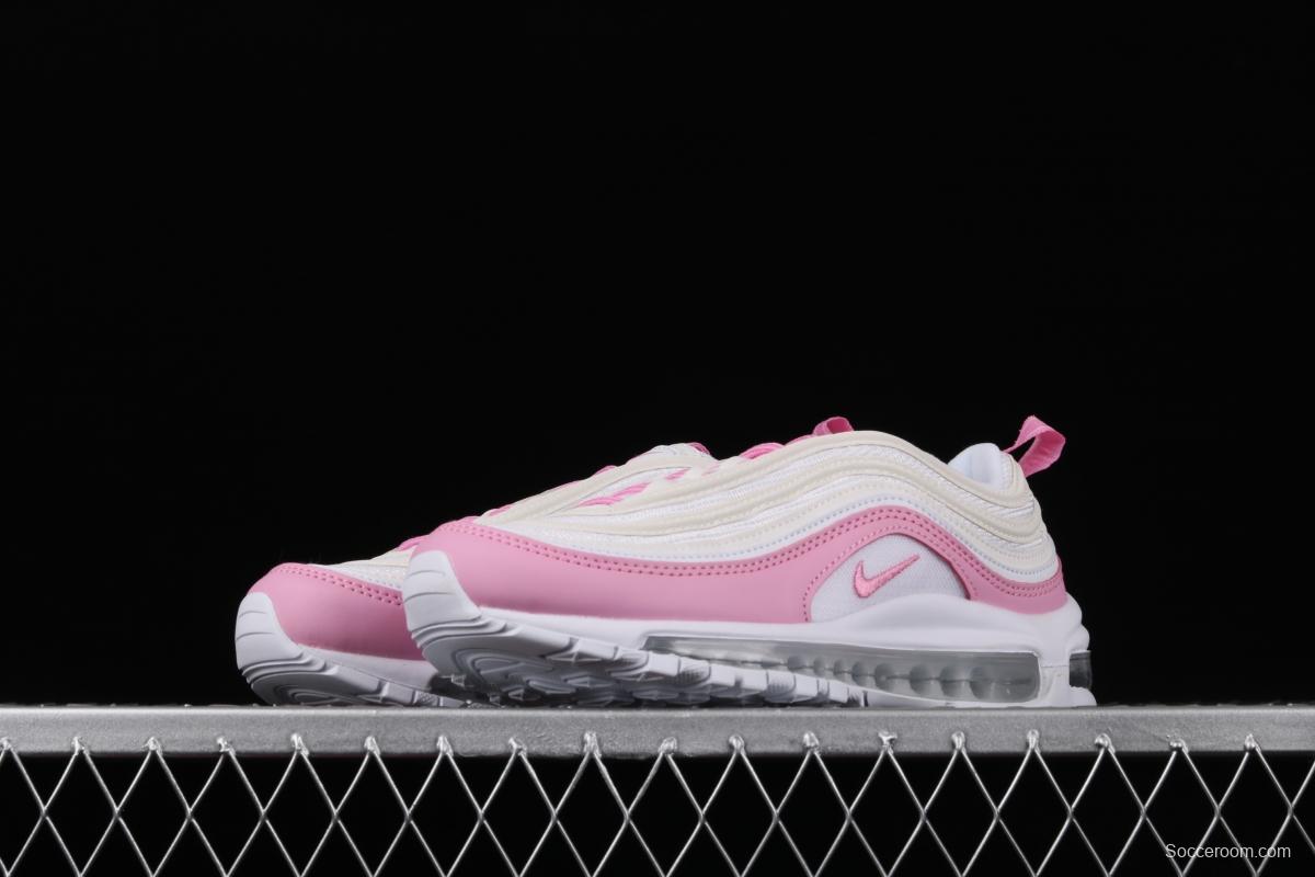 NIKE Air Max 97 ESS white pink bullet air cushion running shoes BV1982-100