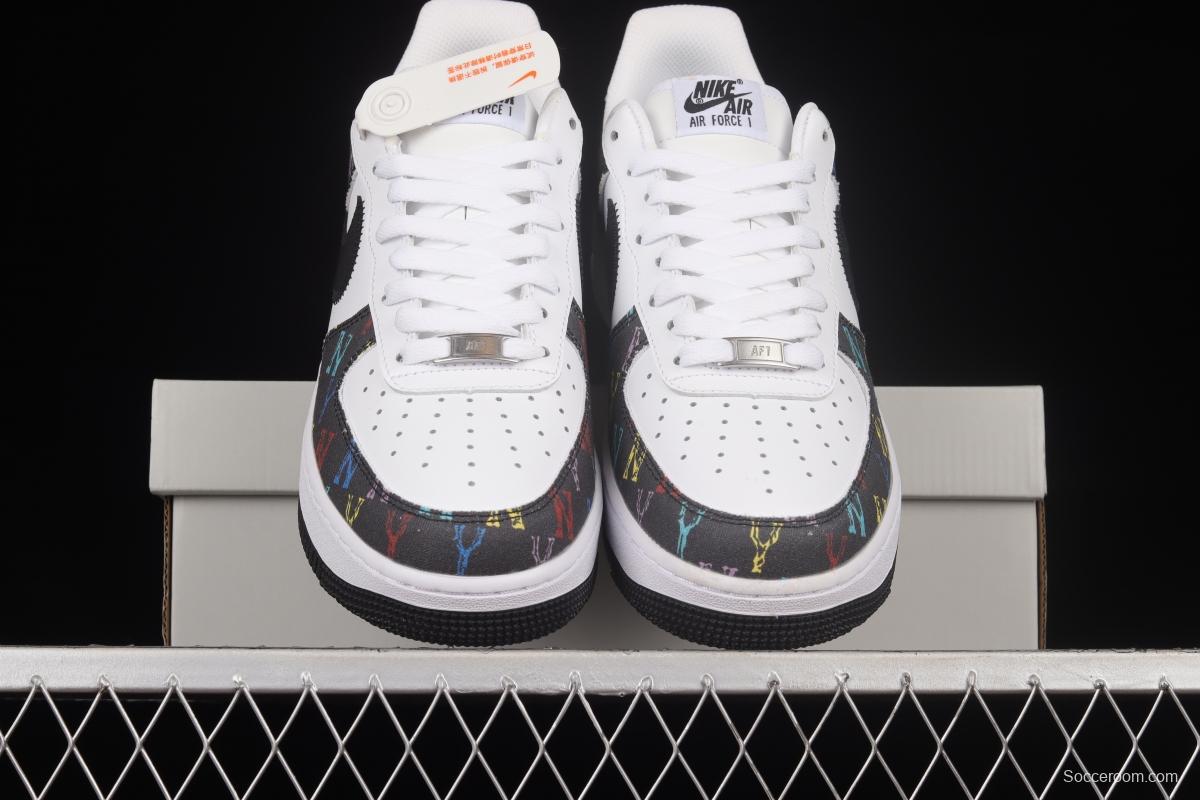 NIKE Air Force 1'07 Low MLB Yankees Joint Name Starry Color Low-Top Casual Sneakers 315122-444