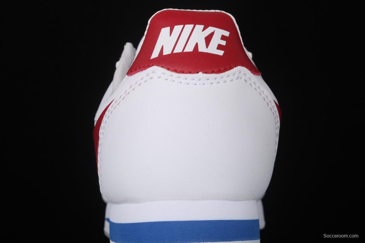 NIKE Roshe QS Agan evergreen classic white-and-red leather soft foam shoes 807471-103