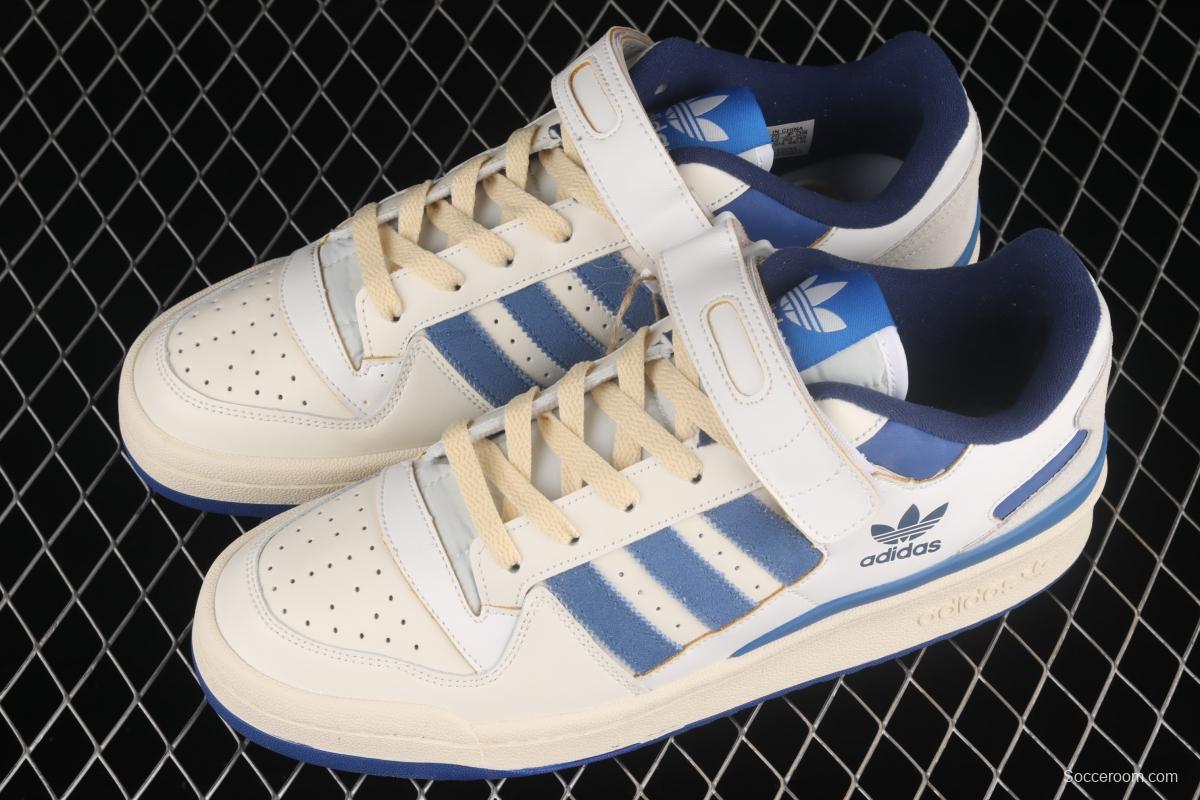 Adidas Forum 84 Low Blue ThreAdidas S23764 popular single classic retro basketball shoes