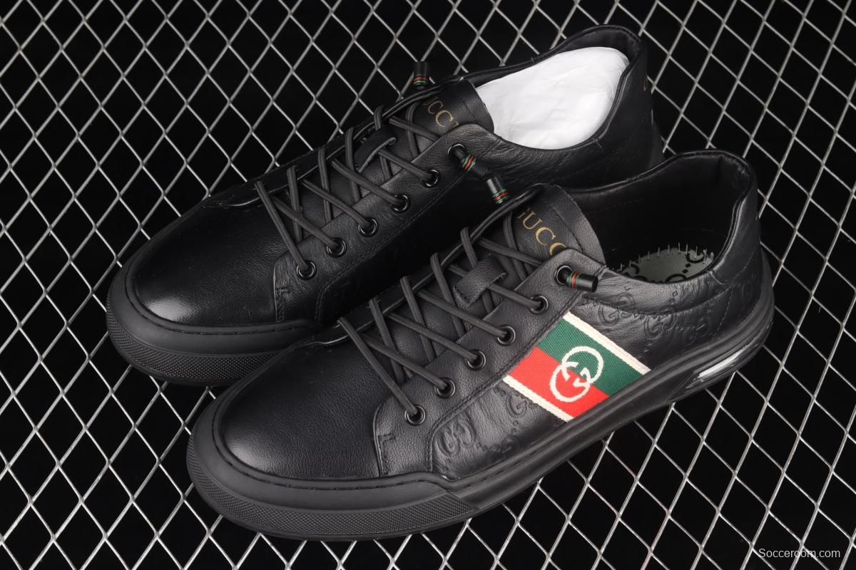 Gucci Screener GG High-Top Sneaker double G embossed leisure shoes series leisure board shoes 02JPO60166