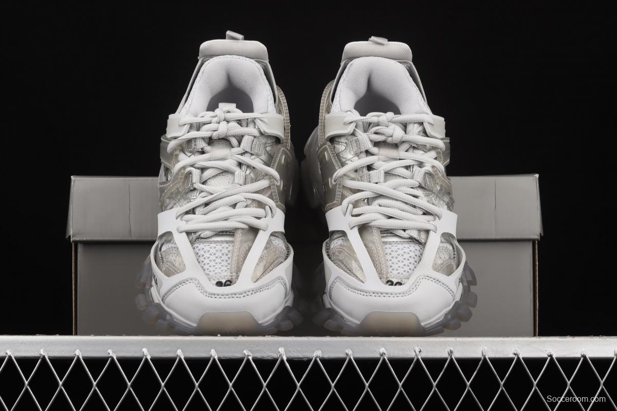 Balenciaga Sneaker Tess s.Gomma Res BI ALV/TIS EFF NUBUK/TIS E 2020 latest color matching trend running shoes W3BM41200