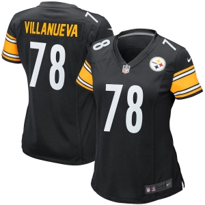 Women's Alejandro Villanueva Black Player Limited Team Jersey