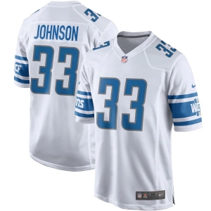 Men's Kerryon Johnson White Player Limited Team Jersey