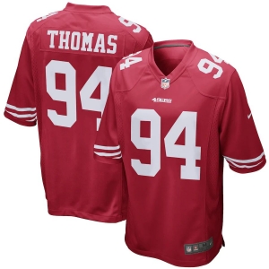 Men's Solomon Thomas Scarlet Player Limited Team Jersey