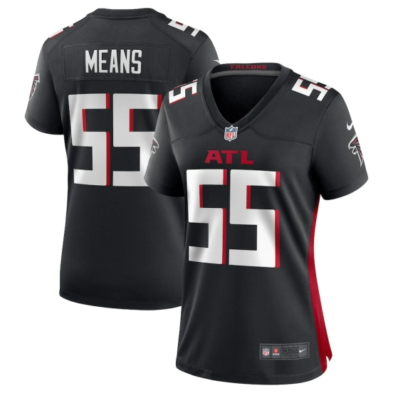 Women's Steven Means Black Player Limited Team Jersey