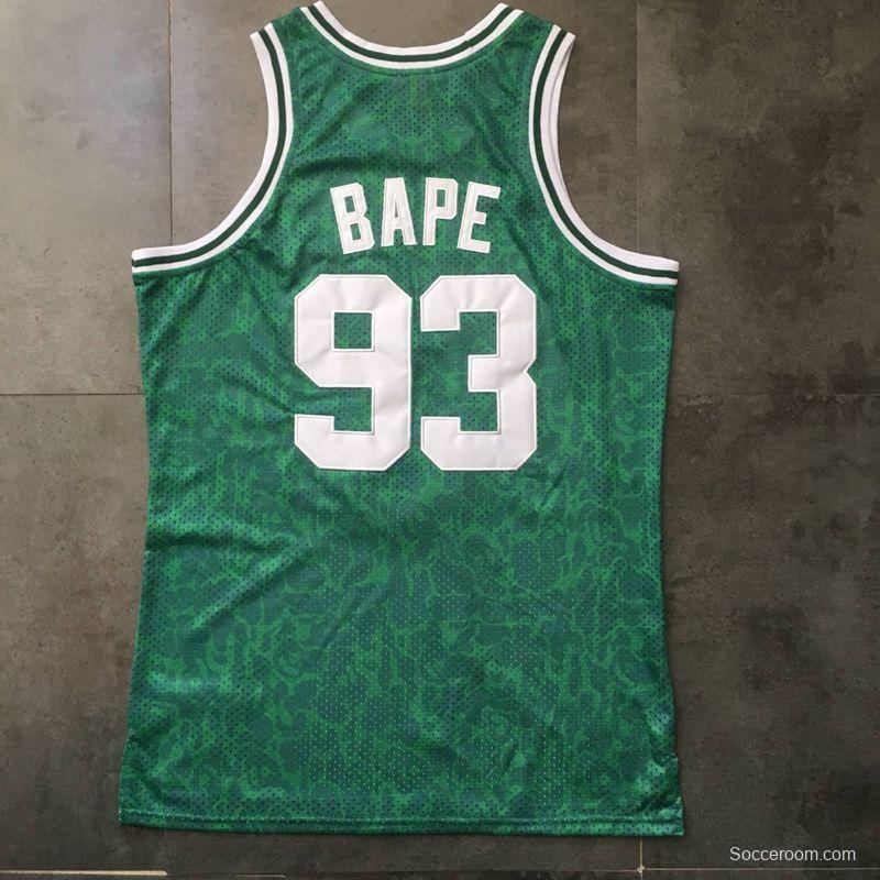 Men's BAPE Green Retro Classic Team Jersey