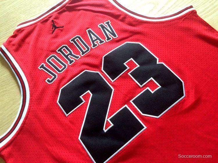 Men's Michael Jordan Red Retro Classic Team Jersey