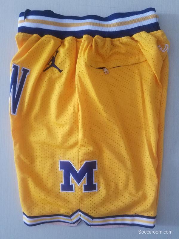 Michigan State College Navy Blue Basketball Shorts