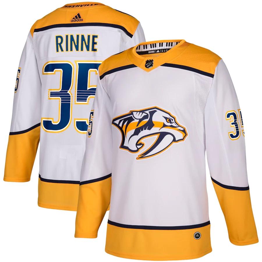 Youth Pekka Rinne White Away Player Team Jersey