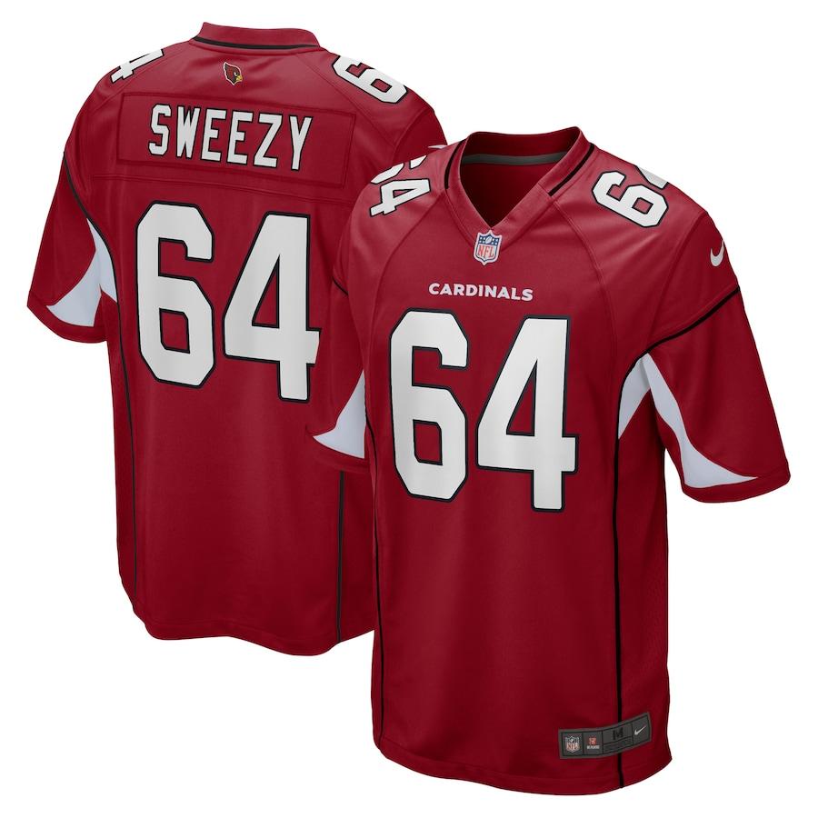 Men's J.R. Sweezy Cardinal Player Limited Team Jersey