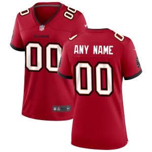 Women's Red Custom Game Team Jersey