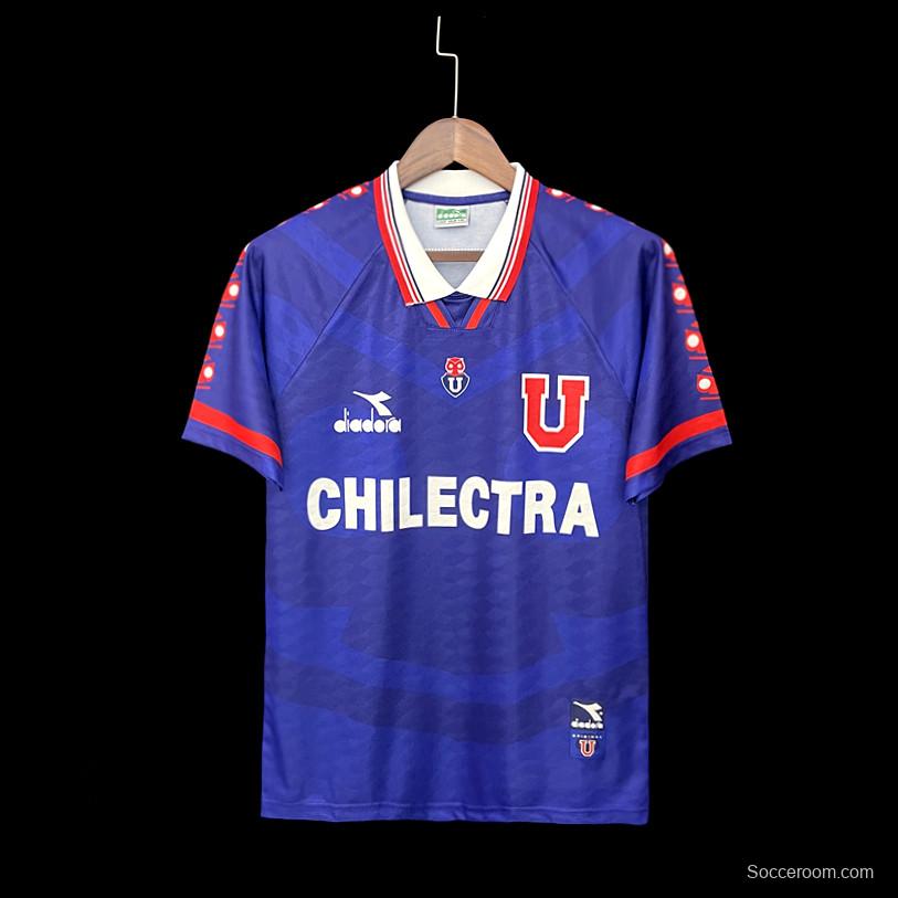 Retro 96 97 Universidad de Chile Home Soccer Jersey