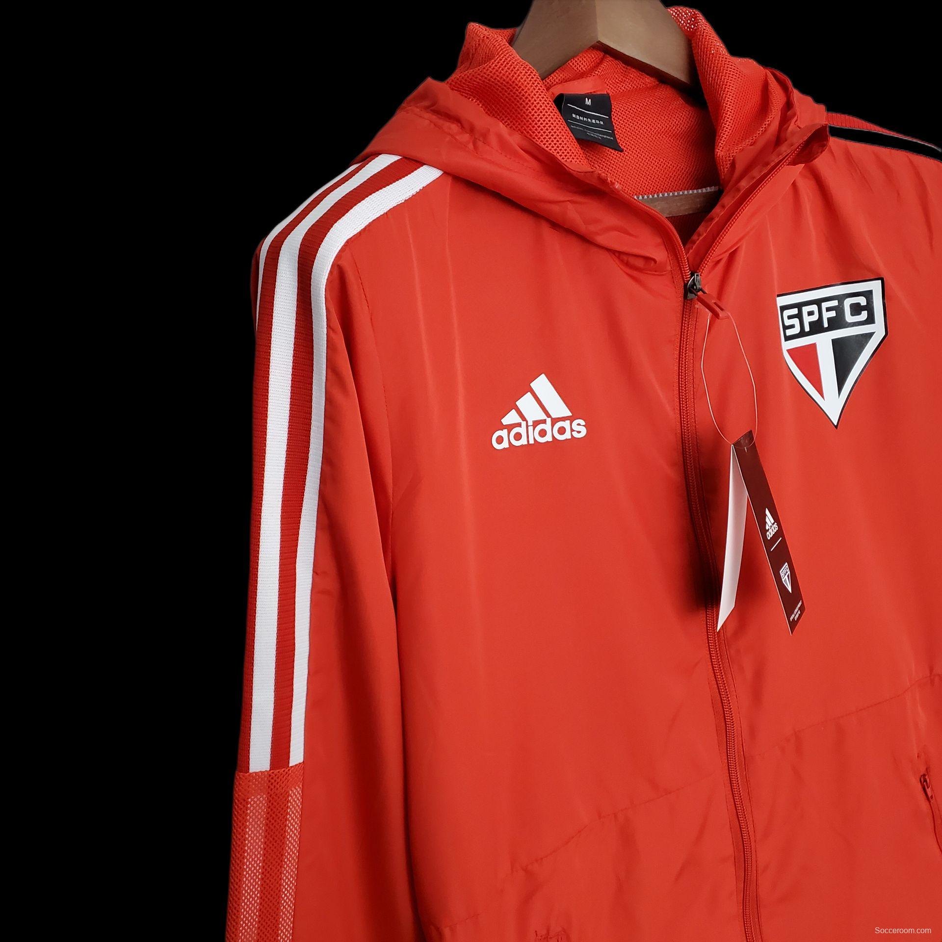 2022 Sao Paulo Windbreaker Red 