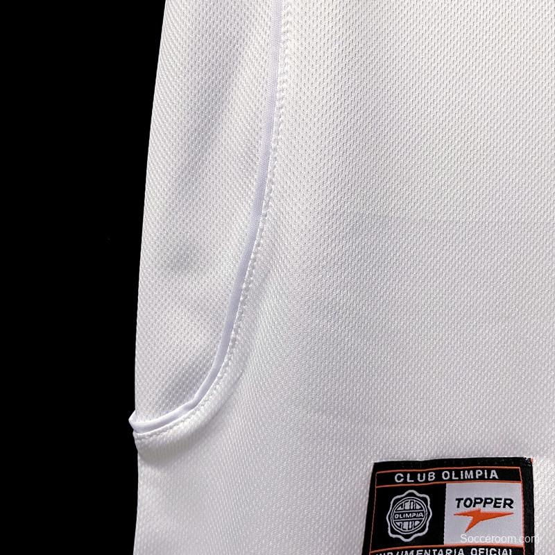 Retro 02 03 Olimpia Home Soccer Jersey