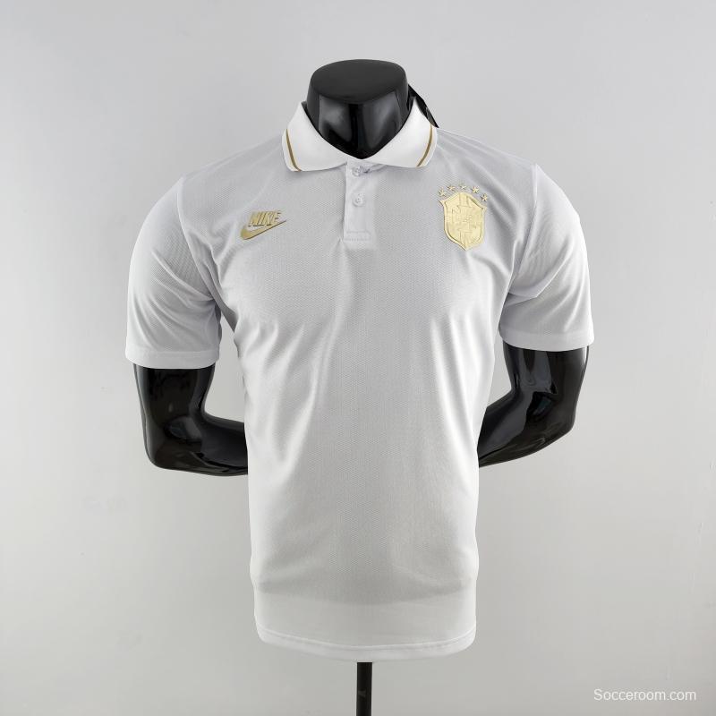 2022 POLO Brazil White Jersey