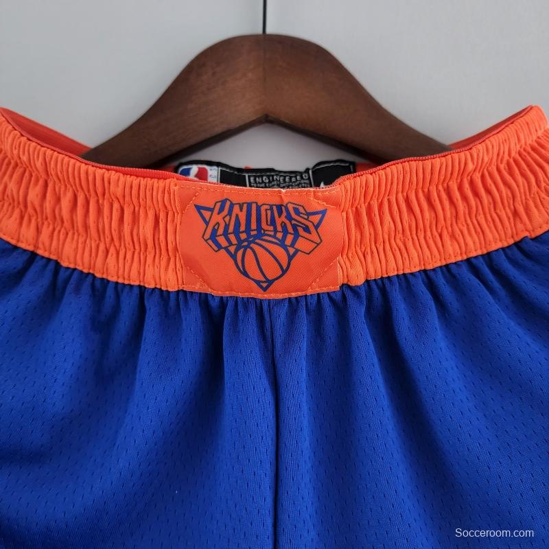 New York Knicks NBA Shorts Blue