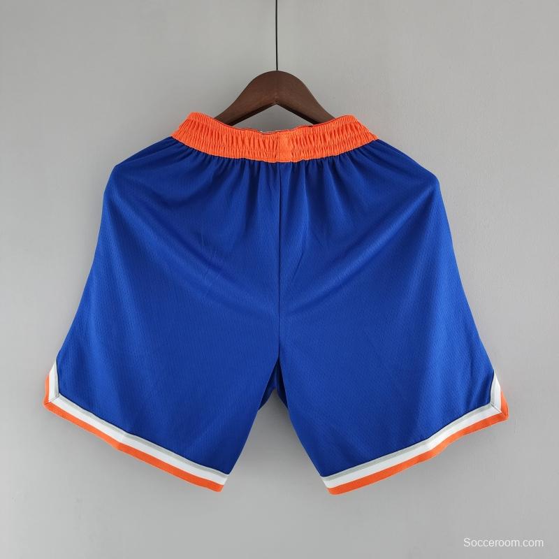 New York Knicks NBA Shorts Blue