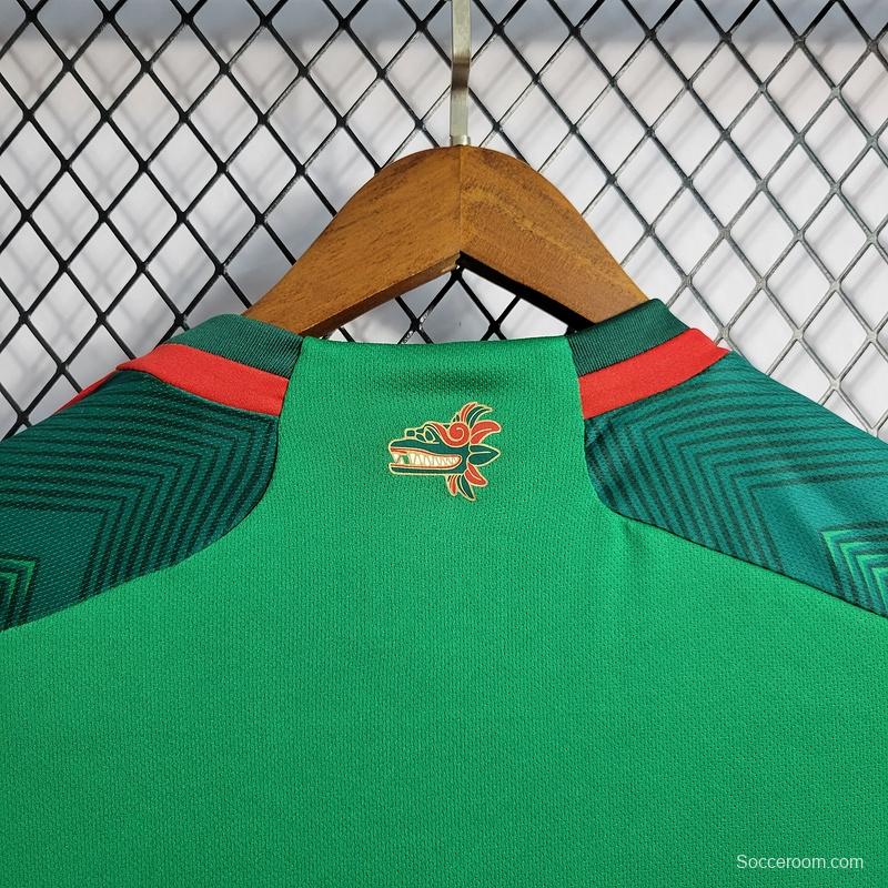 2022 Mexico Home Soccer Jersey