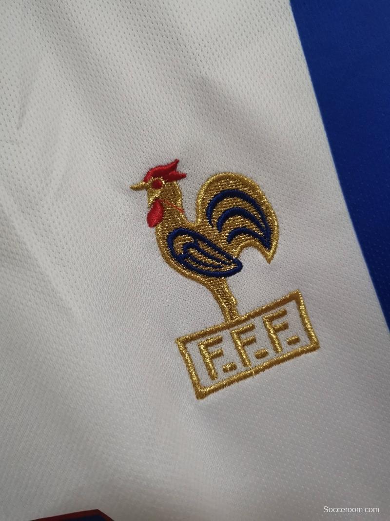 Retro 1996 France Away Soccer Jersey