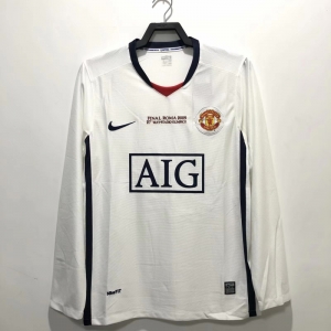 Retro 08/09 Manchester United Away Champions Version Soccer Jersey