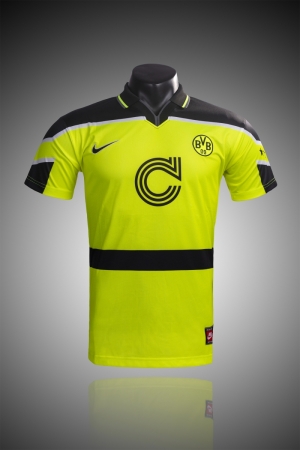 RETRO 96/97 Dortmund Champions League Home Soccer Jersey