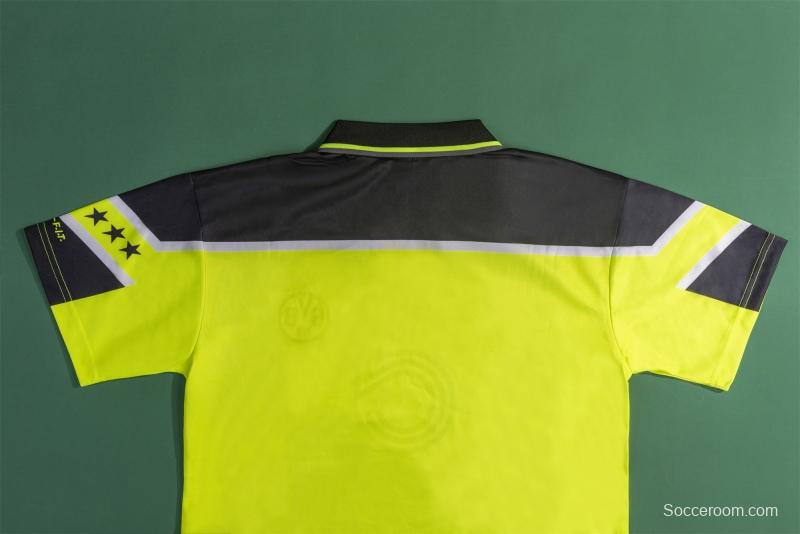 RETRO 96/97 Dortmund Champions League Home Soccer Jersey