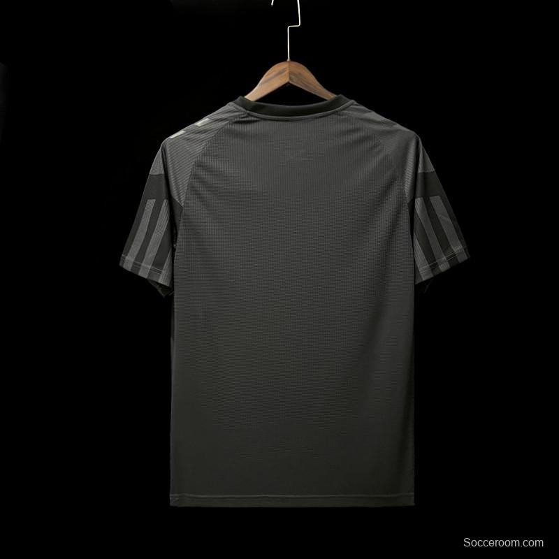 2022 Denmark Away Black Soccer Jersey