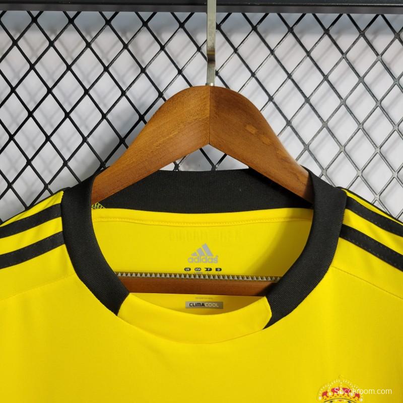 Retro 2011/12 Real Madrid Yellow Goalkeeper Jersey