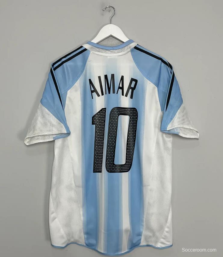 Retros 2004 Argentina Home Jersey