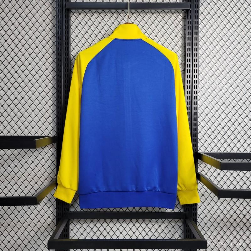 23-24 Al-Nassr FC Blue Full Zipper Jacket