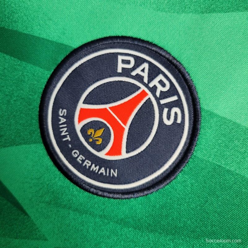 23-24 PSG Green Goalkeeper Jersey