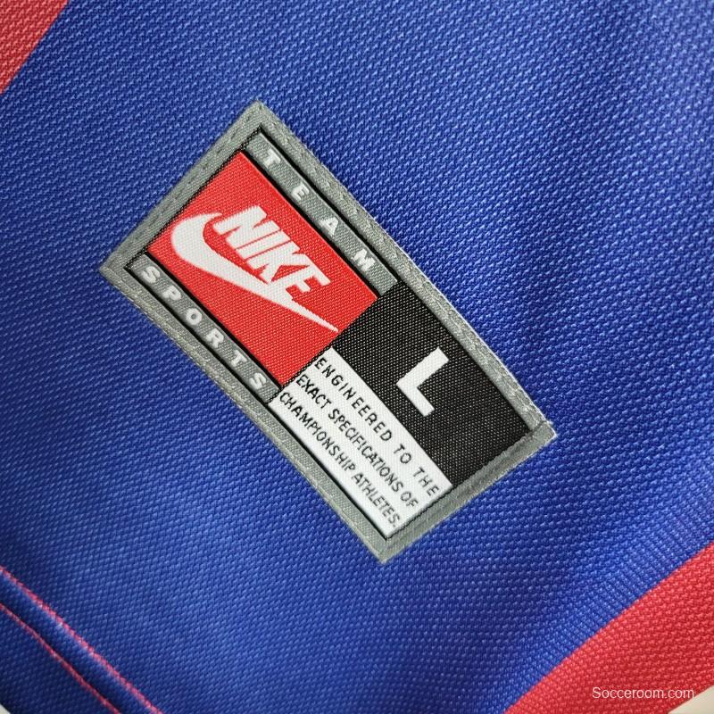 Retro 98-99 Barcelona Home Soccer Jersey