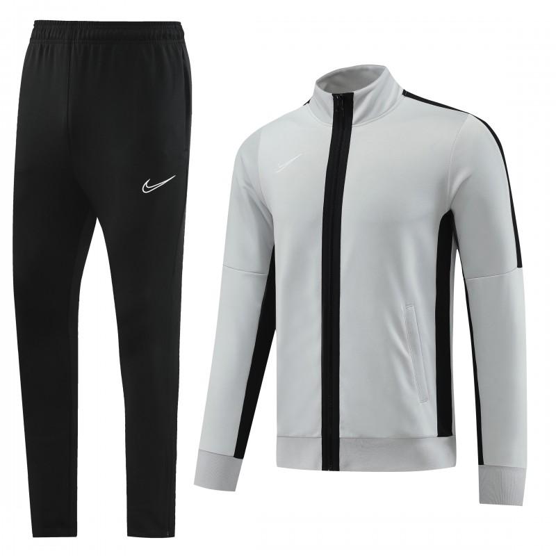 2023 Nike Grey Full Zipper  Jacket +Pants