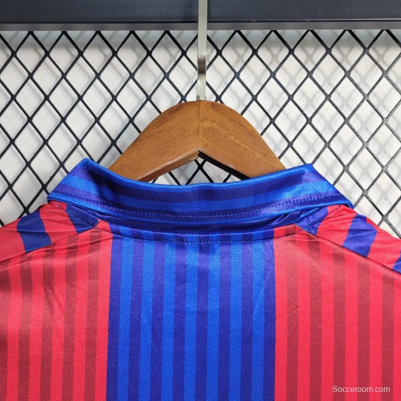 Retro 91/92 Barcelona Home Jersey